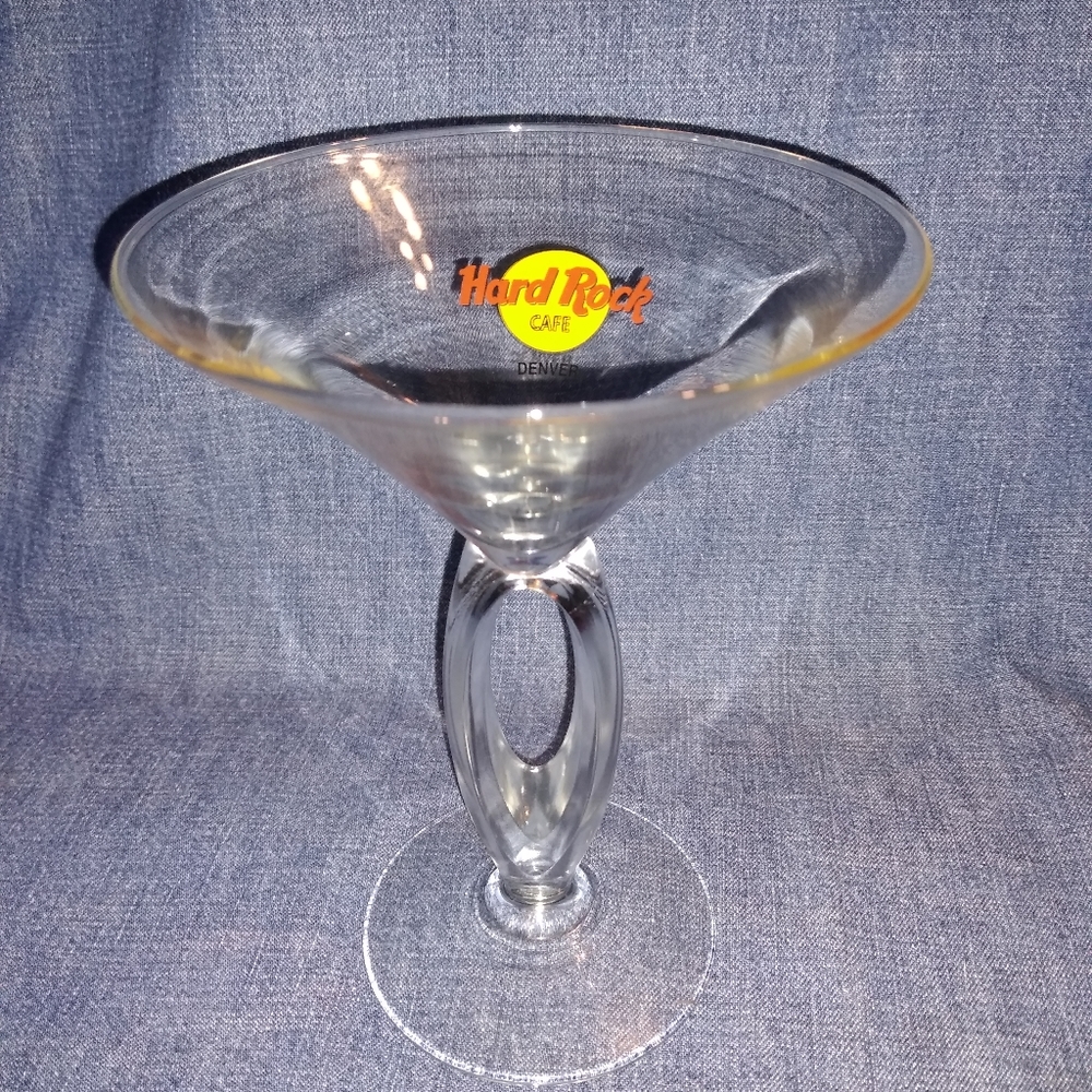 Hard Rock Cafe Cocktail glass